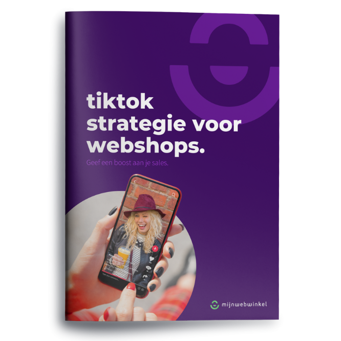 Mockup gids TikTok strategie voor webshops